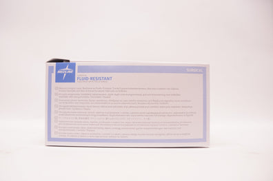 Medline NON27410 Fluid-Resistant Face Mask With Ties&Shield, Level 3 - Box of 25